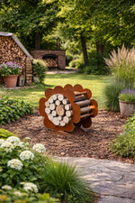 Lade das Bild in den Galerie-Viewer, Blume Holzregal
