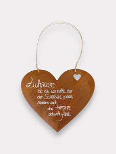 Tafel Herz/Schlüssel