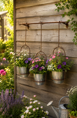 Lade das Bild in den Galerie-Viewer, 3 tlg. Blumenampel
