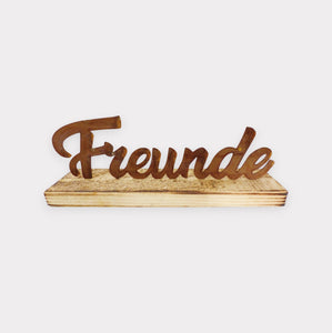 Schriftzug Freunde