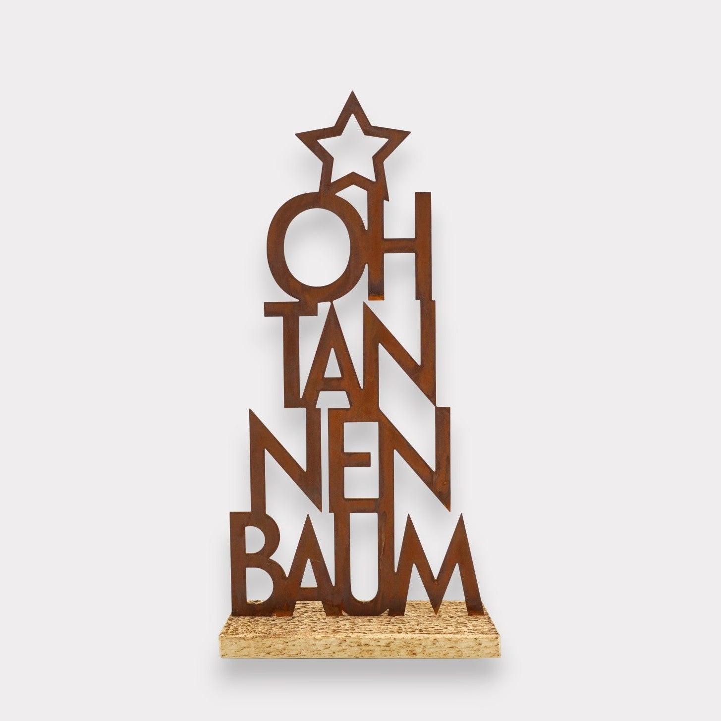 Oh Tannenbaum auf Fichtenholz