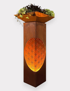 Säule Lebensblume inkl. Schale