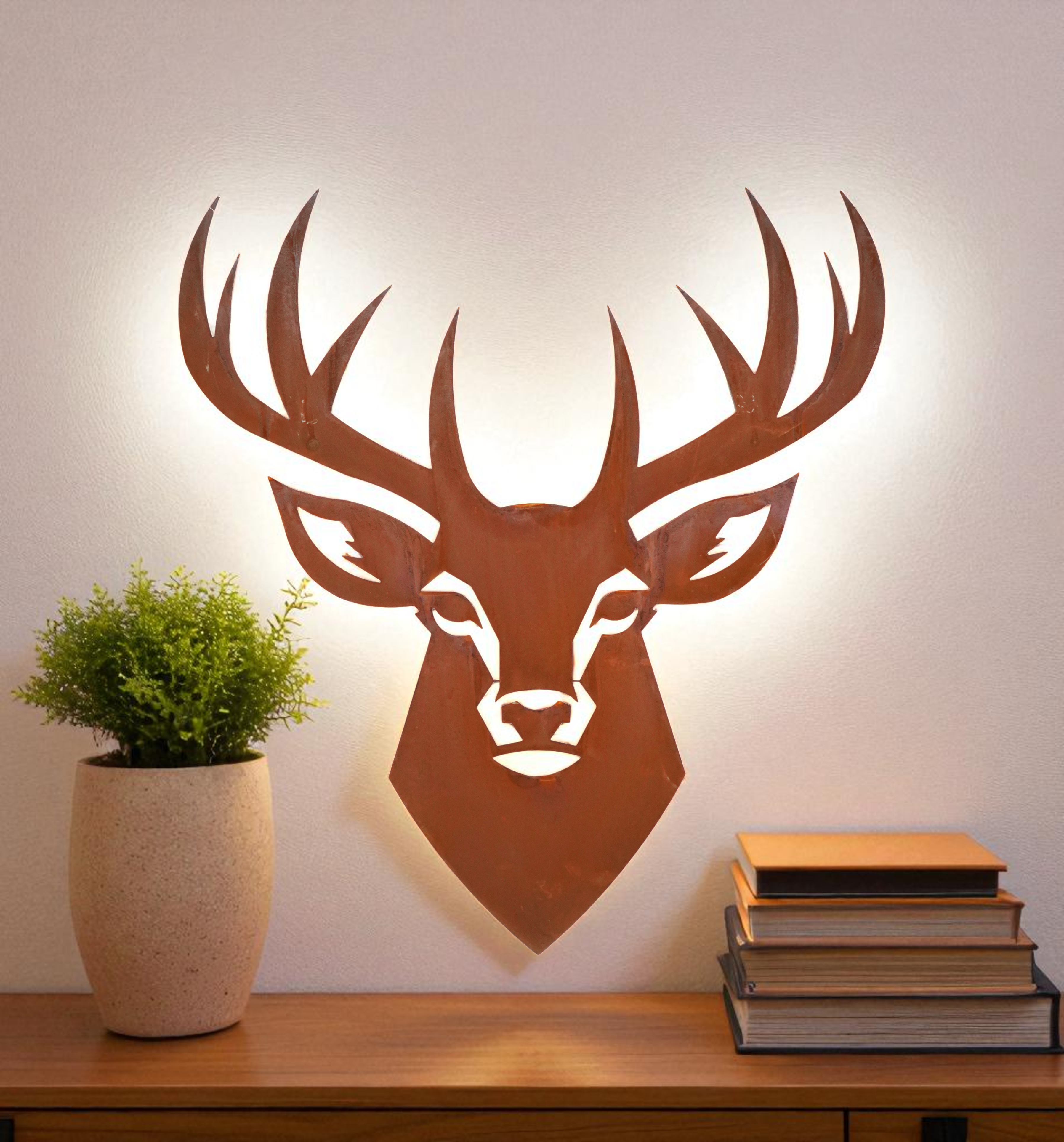 Wandbild Hirsch Marco