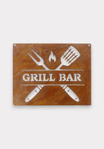 Lade das Bild in den Galerie-Viewer, Schild Grillbar
