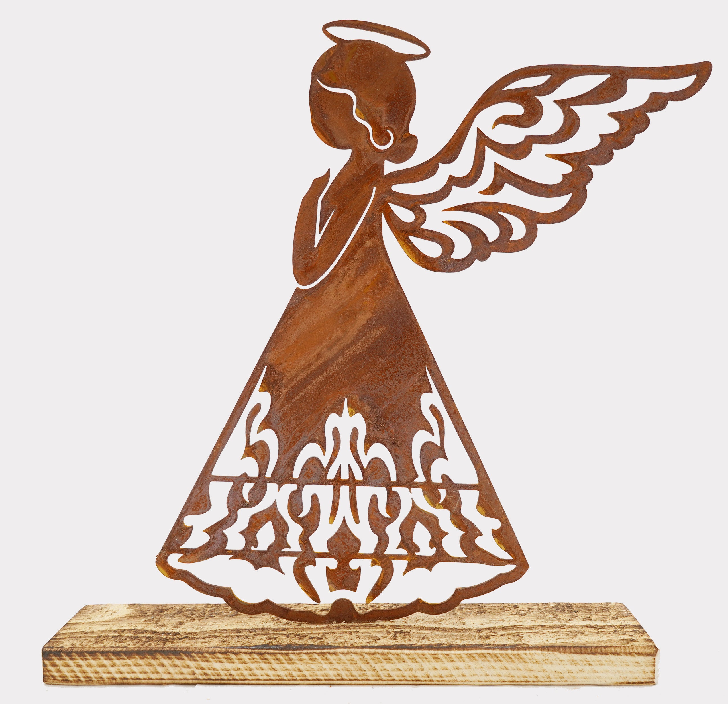 Engel Martha auf Fichtenholz