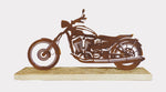 Lade das Bild in den Galerie-Viewer, Motorrad auf Holzbrett - Badeko Shop
